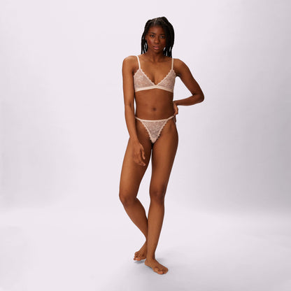 G-String Thong | Silky Lace | Archive (Seashell Lace)