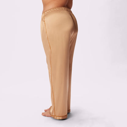 Dream Wide Leg Pants | Luxe Satin | Archive (Toasted Almond)