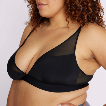 Third Love Shadow Stripe plunge bra 32F Size undefined - $10 - From Rebecca